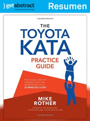 cover image of La guía de práctica de Toyota Kata (resumen)
